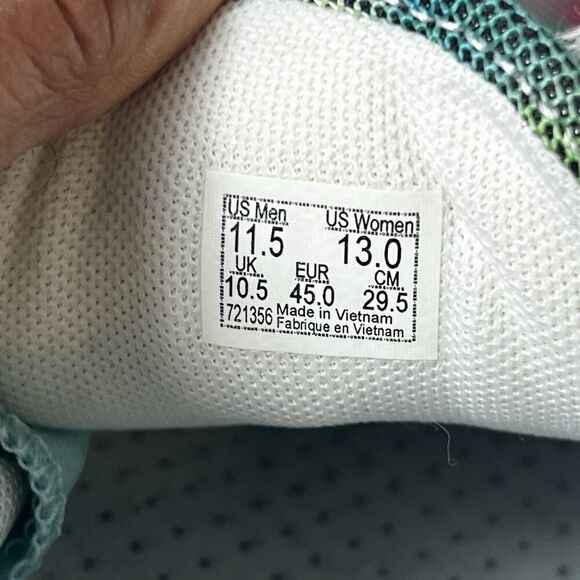 Vans ComfyCush Sneaker Mens 11.5 Multicolor Nylon Shoes Low Top Lace Up Women 13 - Picture 11 of 11